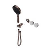 Nero Serenity Progressive Shower System With Carrara Handle And Serenity Hand Shower Trim Kit Only, Brushed Bronze