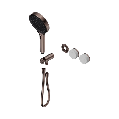 Nero Serenity Progressive Shower System With Carrara Handle And Serenity Hand Shower Trim Kit Only, Brushed Bronze