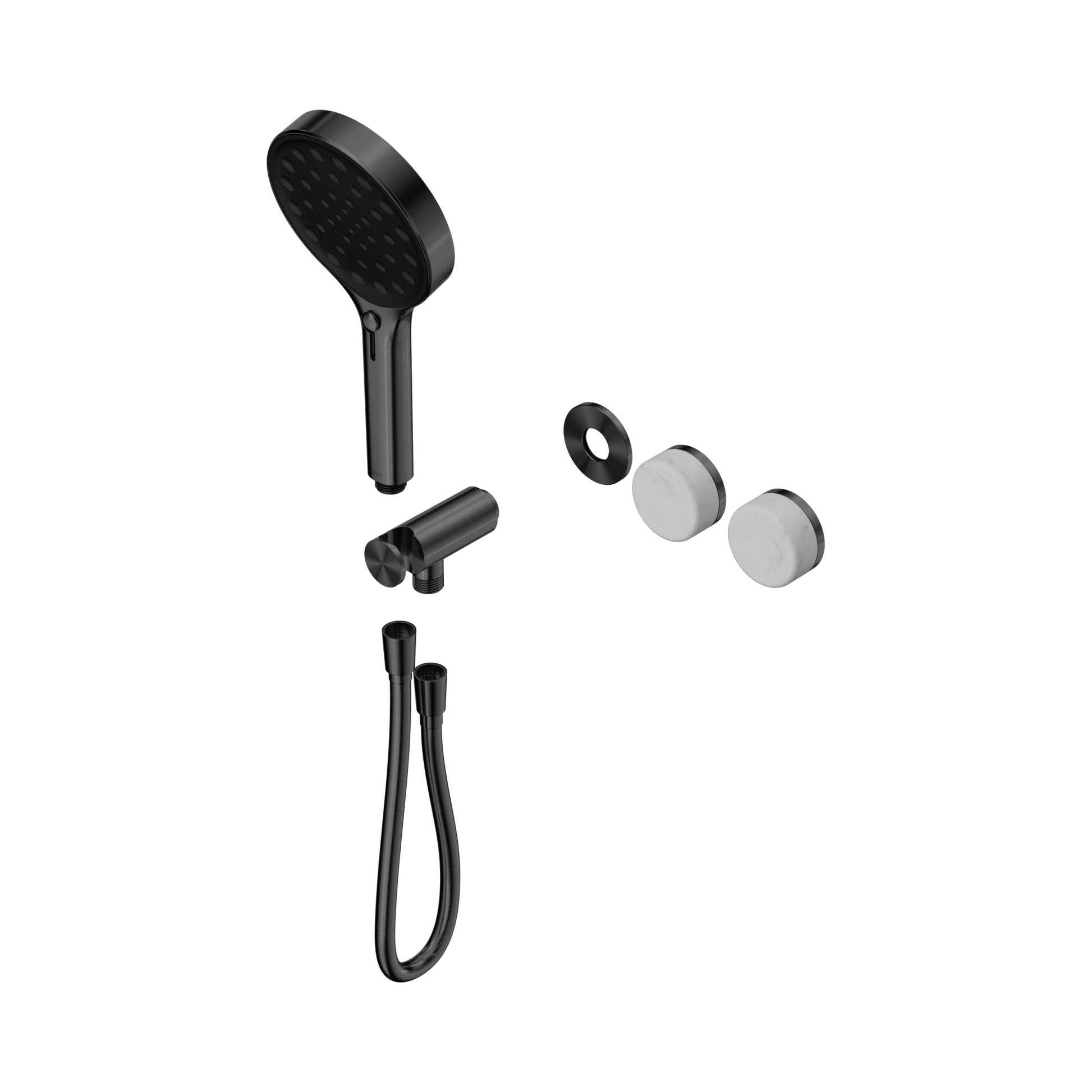 Nero Serenity Progressive Shower System With Carrara Handle And Serenity Hand Shower Trim Kit Only, Gun Metal