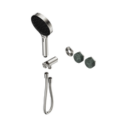 Nero Serenity Progressive Shower System With Verde Alpi Handle And Serenity Hand Shower Trim Kit Only, Brushed Nickel