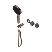 Nero Serenity Progressive Shower System With Verde Alpi Handle And Serenity Hand Shower Trim Kit Only, Brushed Bronze