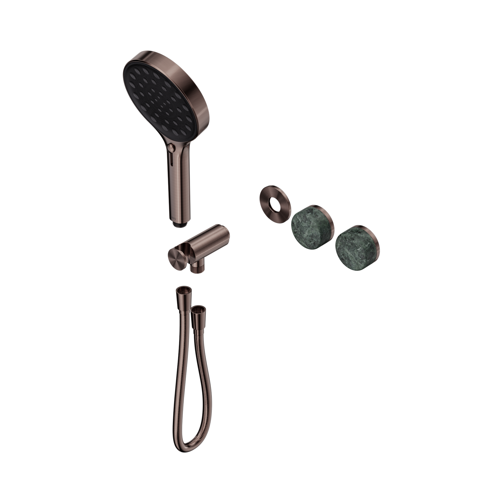 Nero Serenity Progressive Shower System With Verde Alpi Handle And Serenity Hand Shower Trim Kit Only, Brushed Bronze