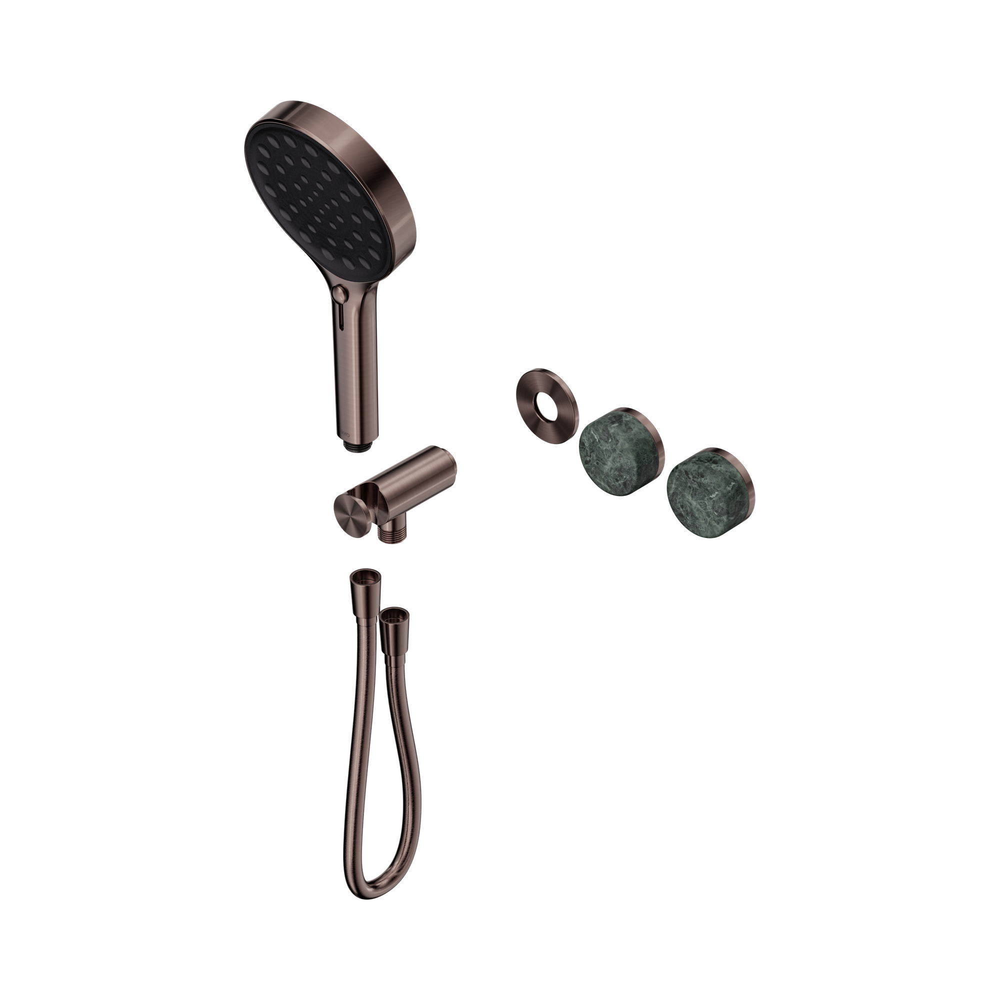 Nero Serenity Progressive Shower System With Verde Alpi Handle And Serenity Hand Shower Trim Kit Only, Brushed Bronze