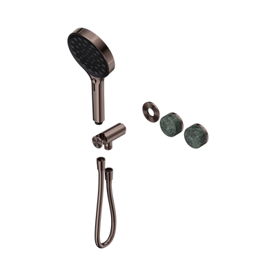 Nero Serenity Progressive Shower System With Verde Alpi Handle And Serenity Hand Shower Trim Kit Only, Brushed Bronze