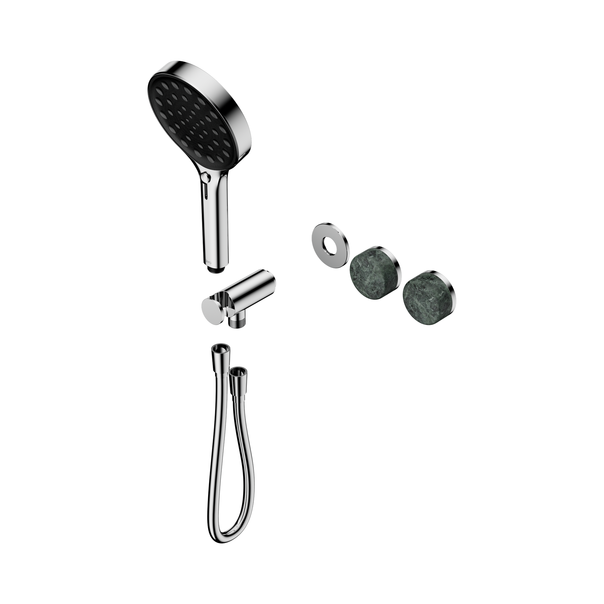 Nero Serenity Progressive Shower System With Verde Alpi Handle And Serenity Hand Shower Trim Kit Only, Chrome