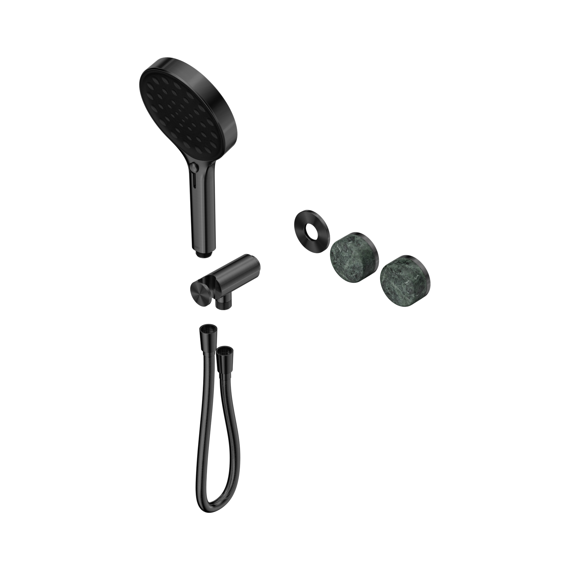 Nero Serenity Progressive Shower System With Verde Alpi Handle And Serenity Hand Shower Trim Kit Only, Gun Metal