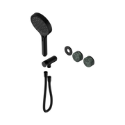 Nero Serenity Progressive Shower System With Verde Alpi Handle And Serenity Hand Shower Trim Kit Only, Matte Black