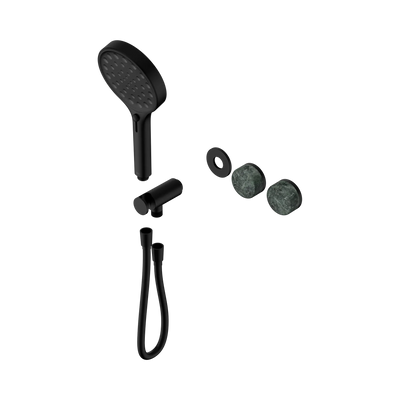 Nero Serenity Progressive Shower System With Verde Alpi Handle And Serenity Hand Shower Trim Kit Only, Matte Black
