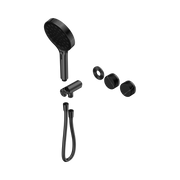 Nero Serenity Progressive Shower System With Marquina Black Handle And Serenity Hand Shower Trim Kit Only, Gun Metal