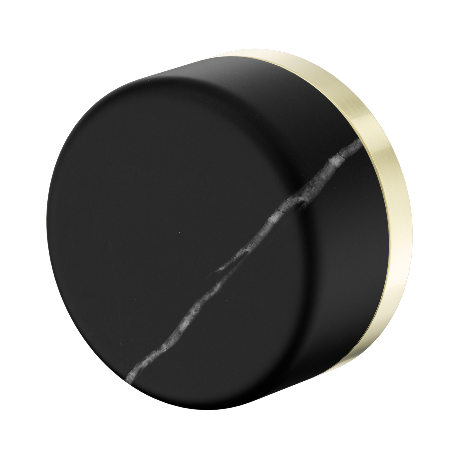Nero Serenity Progressive Wall/Shower Mixer With Marquina Black Handle, Brushed Gold