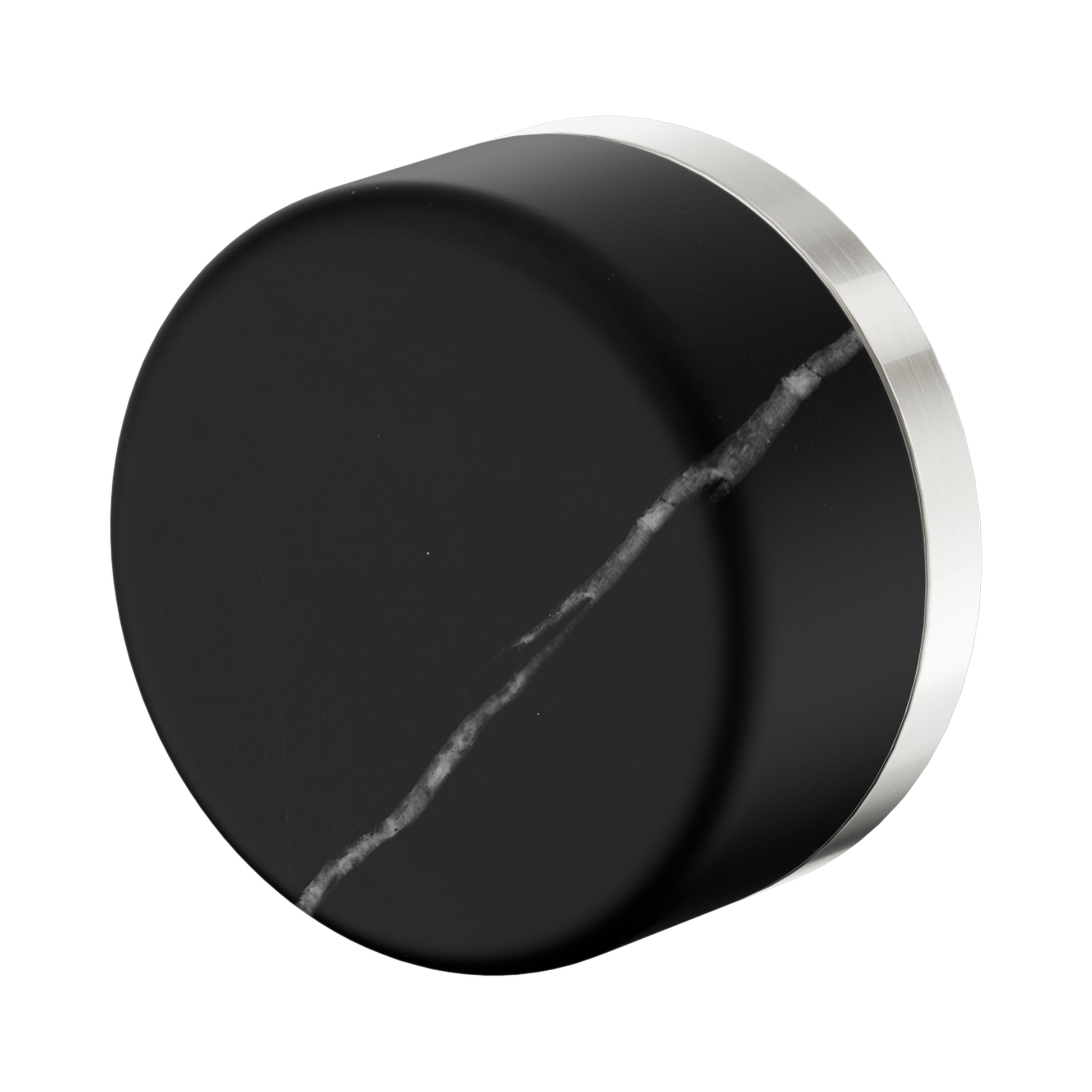 Nero Serenity Progressive Wall/Shower Mixer With Marquina Black Handle, Brushed Nickel