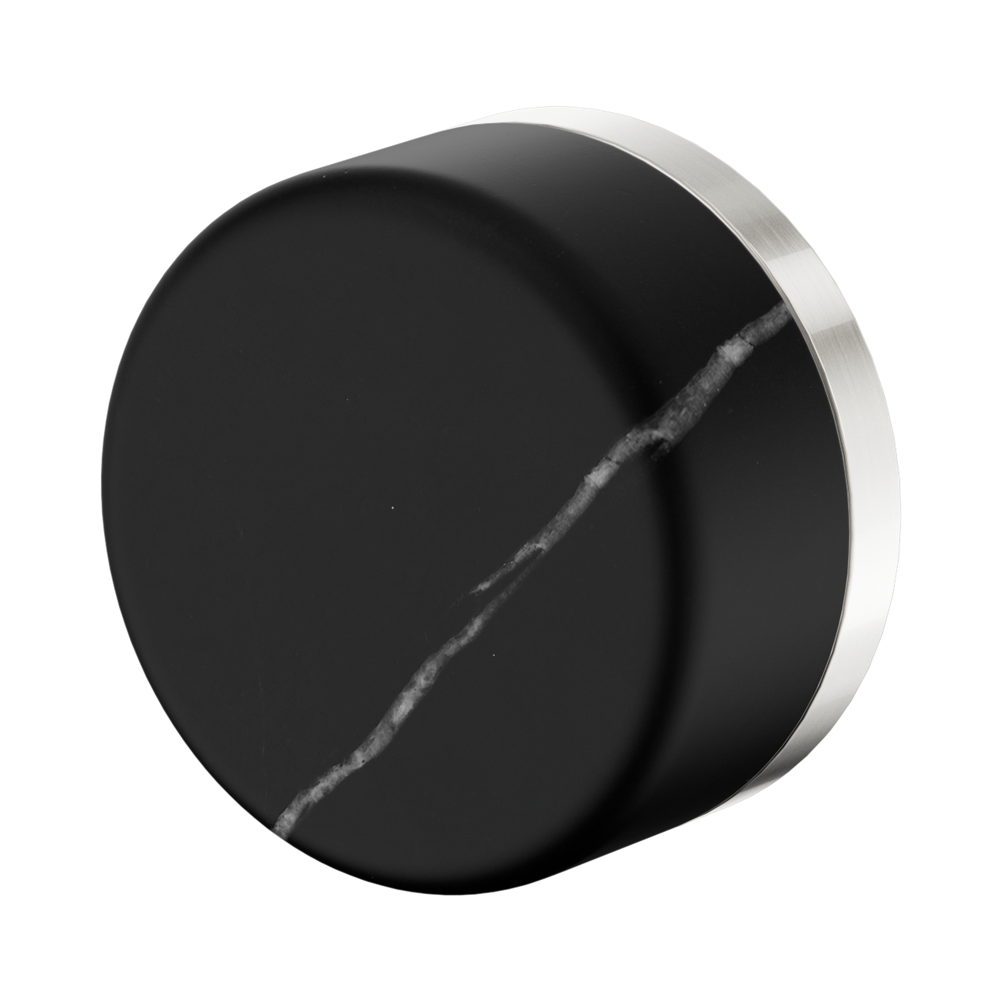 Nero Serenity Progressive Wall/Shower Mixer With Marquina Black Handle, Brushed Nickel