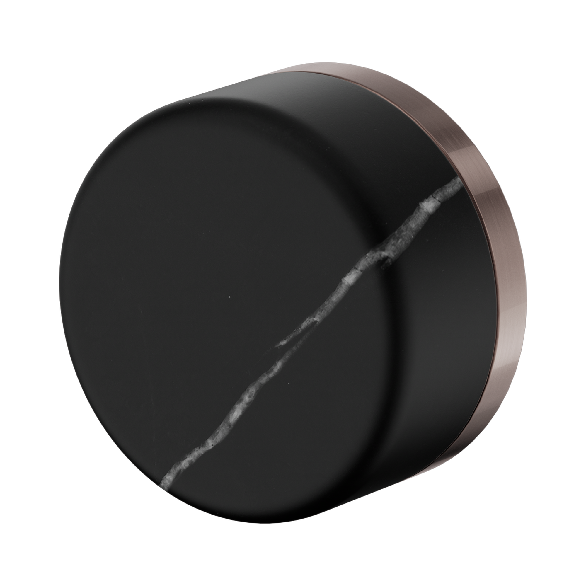 Nero Serenity Progressive Wall/Shower Mixer With Marquina Black Handle, Brushed Bronze