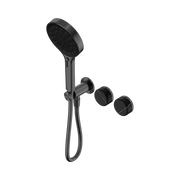 Nero Serenity Progressive Shower System With Marquina Black Handle And Serenity Hand Shower, Gun Metal