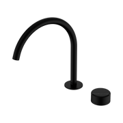 Nero Serenity Progressive Bath/Kitchen Mixer Arc Spout With Marquina Black Handle, Matte Black
