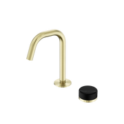 Nero Serenity Progressive Basin Mixer Edge Spout With Marquina Black Handle