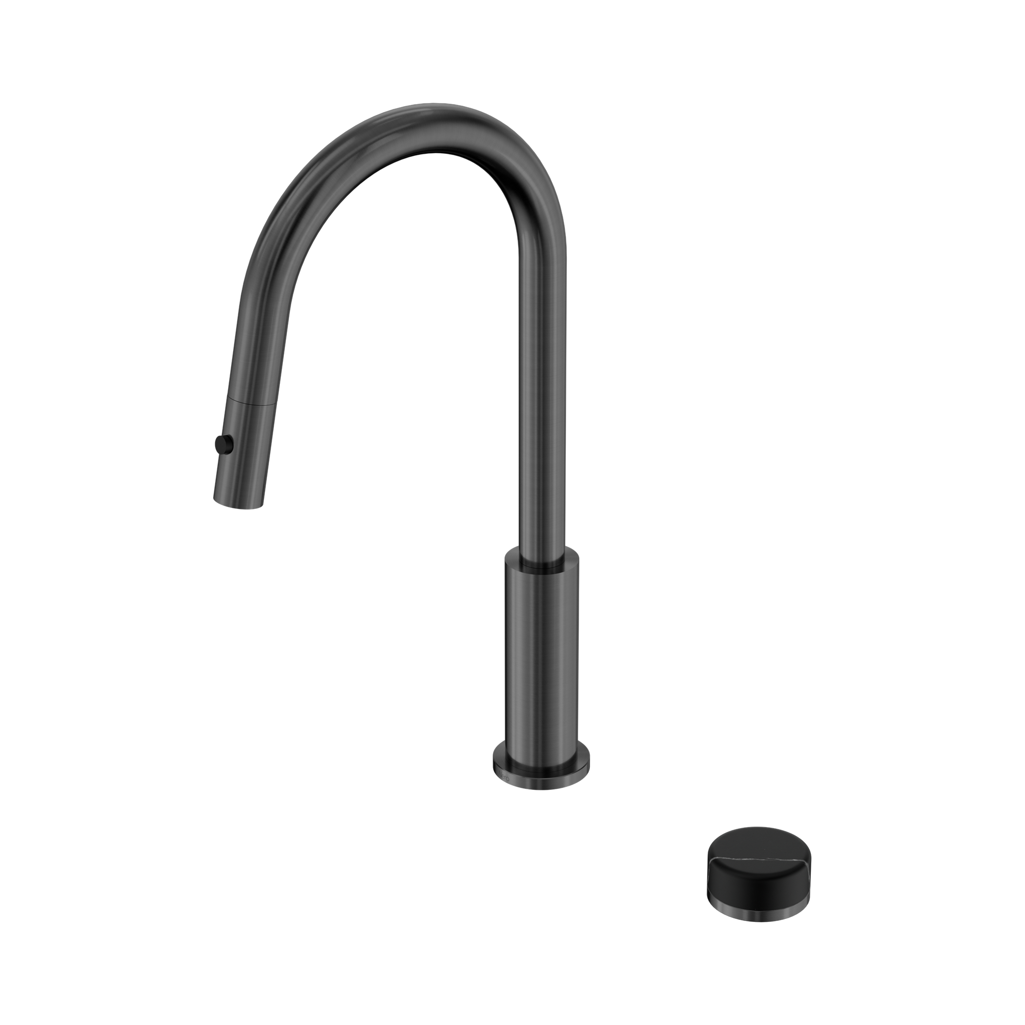 Nero Serenity Progressive Pull Out kitchen Set With Marquina Black Handle, Gun Metal