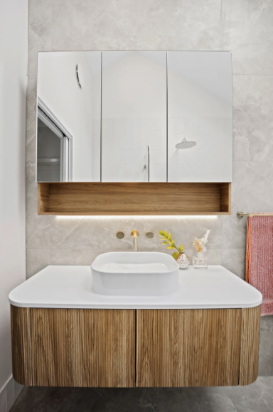 Meir Circular Wall Taps, Tiger Bronze