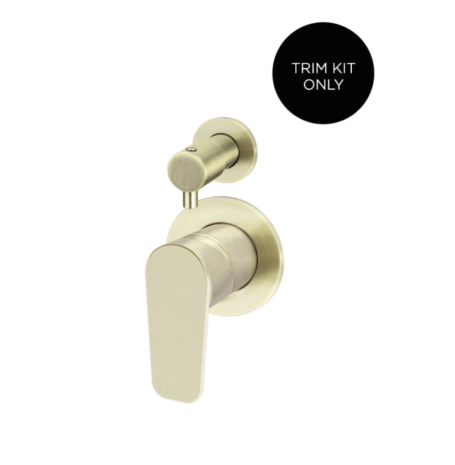 Meir Round Diverter Mixer Paddle Handle Finish Kit, Tiger Bronze