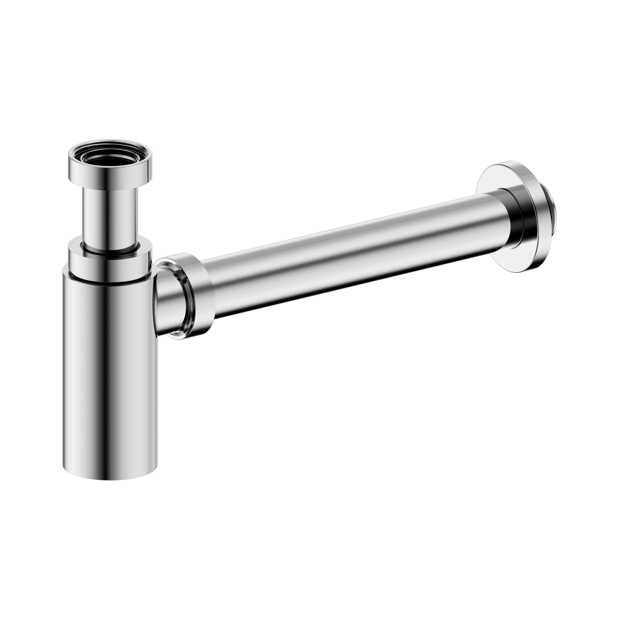 Nero 40mm Round Bottle Trap II, Chrome