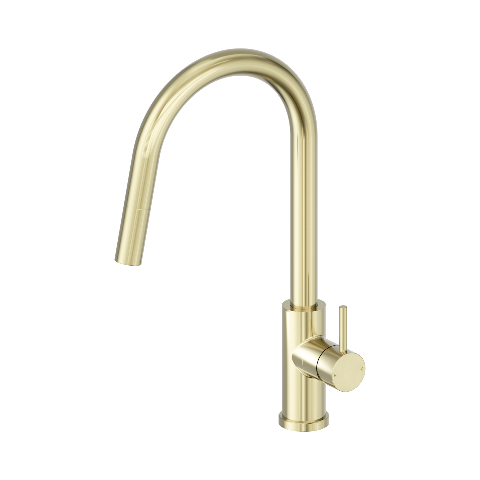 Nero Dolce II Pull Out Sink Mixer, Brushed Gold