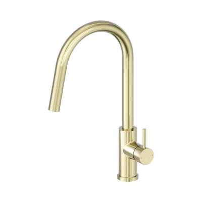 Nero Dolce II Pull Out Sink Mixer, Brushed Gold