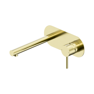 Nero Dolce II Wall Mixer Set, Brushed Gold