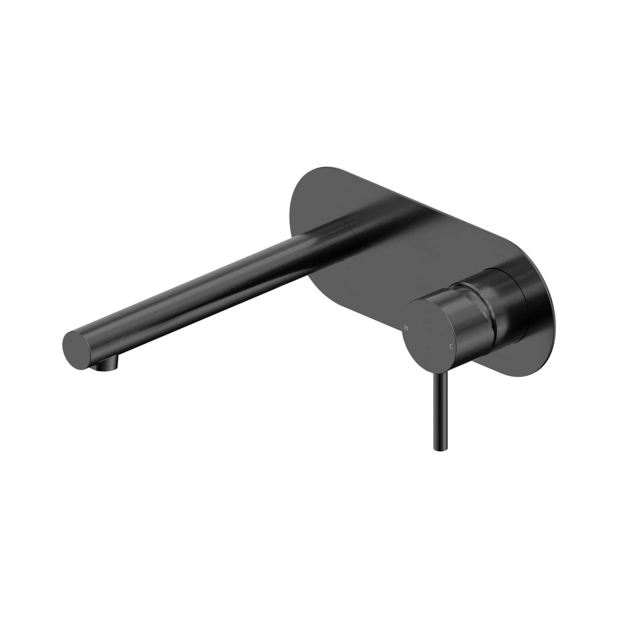 Nero Dolce II Wall Mixer Set, Gun Metal
