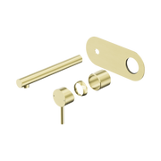 Nero Dolce II Wall Mixer Set Trim Kits Only, Brushed Gold