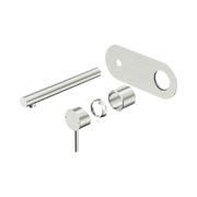 Nero Dolce II Wall Mixer Set Trim Kits Only, Brushed Nickel