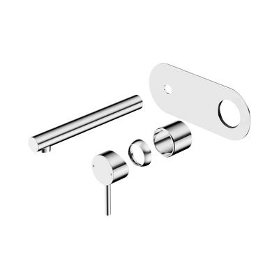 Nero Dolce II Wall Basin/Bath Mixer Trim Kits Only, Chrome
