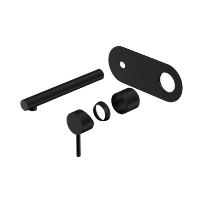 Nero Dolce II Wall Basin/Bath Mixer Trim Kits Only, Matte Black