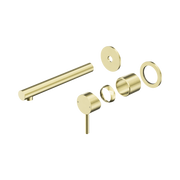 Nero Dolce II Wall Mixer Set Separate Back Plate Trim Kits Only, Brushed Gold