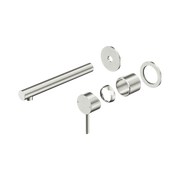 Nero Dolce II Wall Mixer Set Separate Back Plate Trim Kits Only, Brushed Nickel