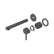 Nero Dolce II Wall Mixer Set Separate Back Plate Trim Kits Only, Gun Metal