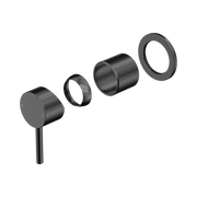 Nero Dolce II Wall/Shower Mixer Trim Kits Only, Gun Metal