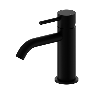 Nero Dolce II Basin Mixer Curved Spout, Matte Black
