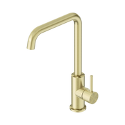 Nero Dolce II Sink Mixer - Square Spout, Brushed Gold