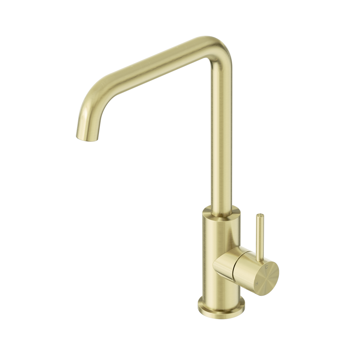 Nero Dolce II Sink Mixer - Square Spout, Brushed Gold