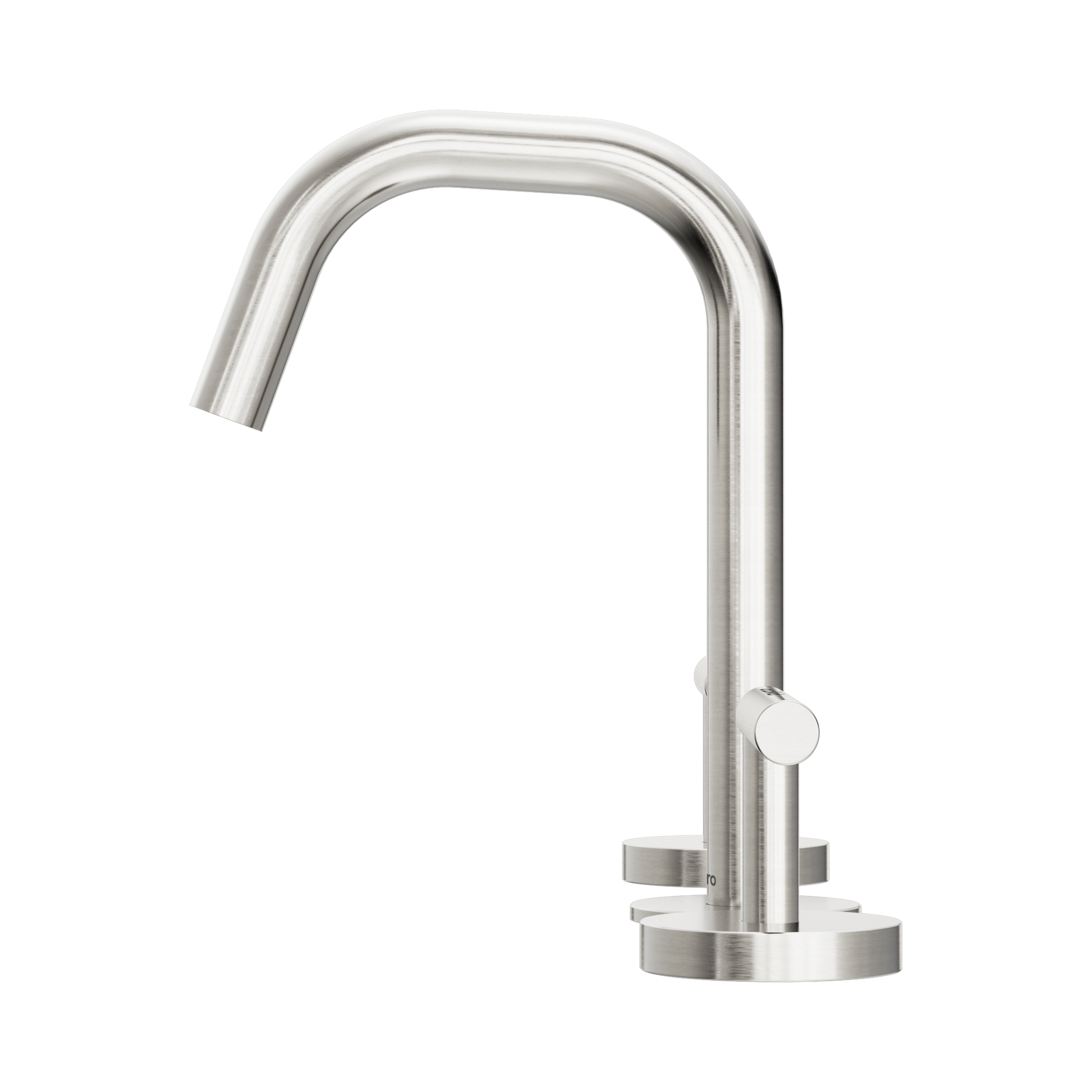 Nero Mecca Lever Basin Set Edge Spout, Brushed Nickel
