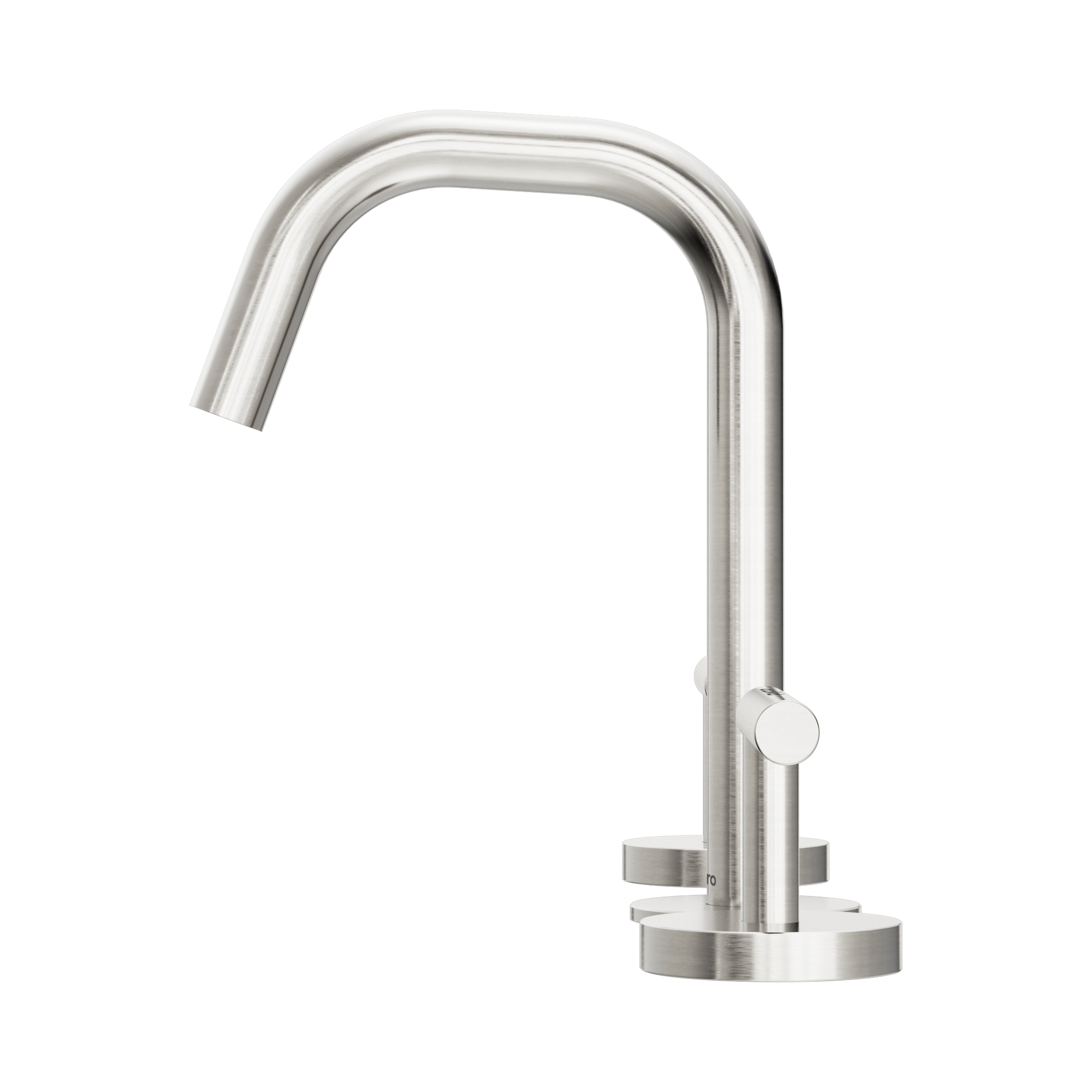 Nero Mecca Lever Basin Set Edge Spout, Brushed Nickel