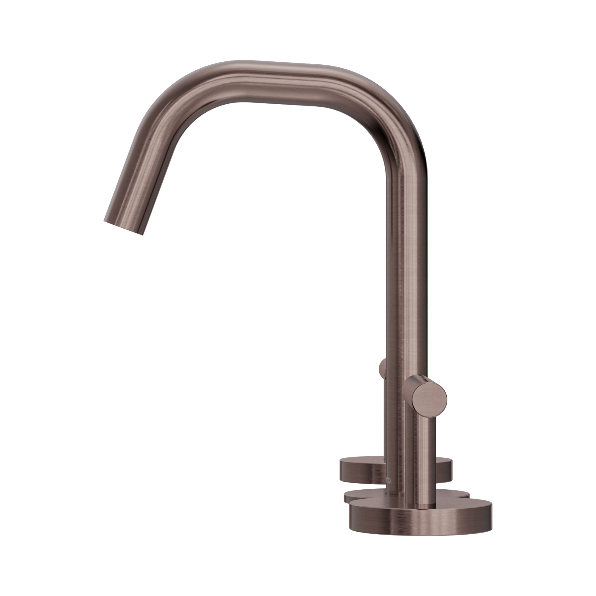 Nero Mecca Lever Basin Set Edge Spout, Brushed Bronze