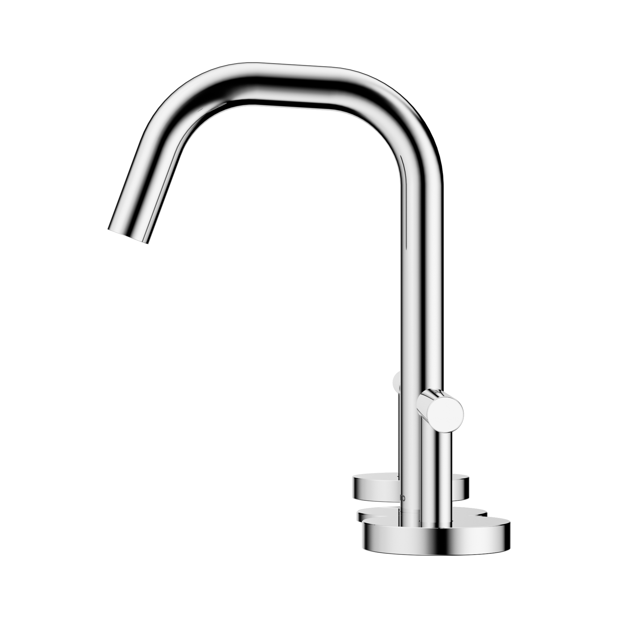 Nero Mecca Lever Basin Set Edge Spout, Chrome