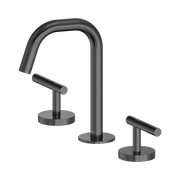Nero Mecca Lever Basin Set Edge Spout, Gun Metal