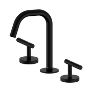 Nero Mecca Lever Basin Set Edge Spout, Matte Black