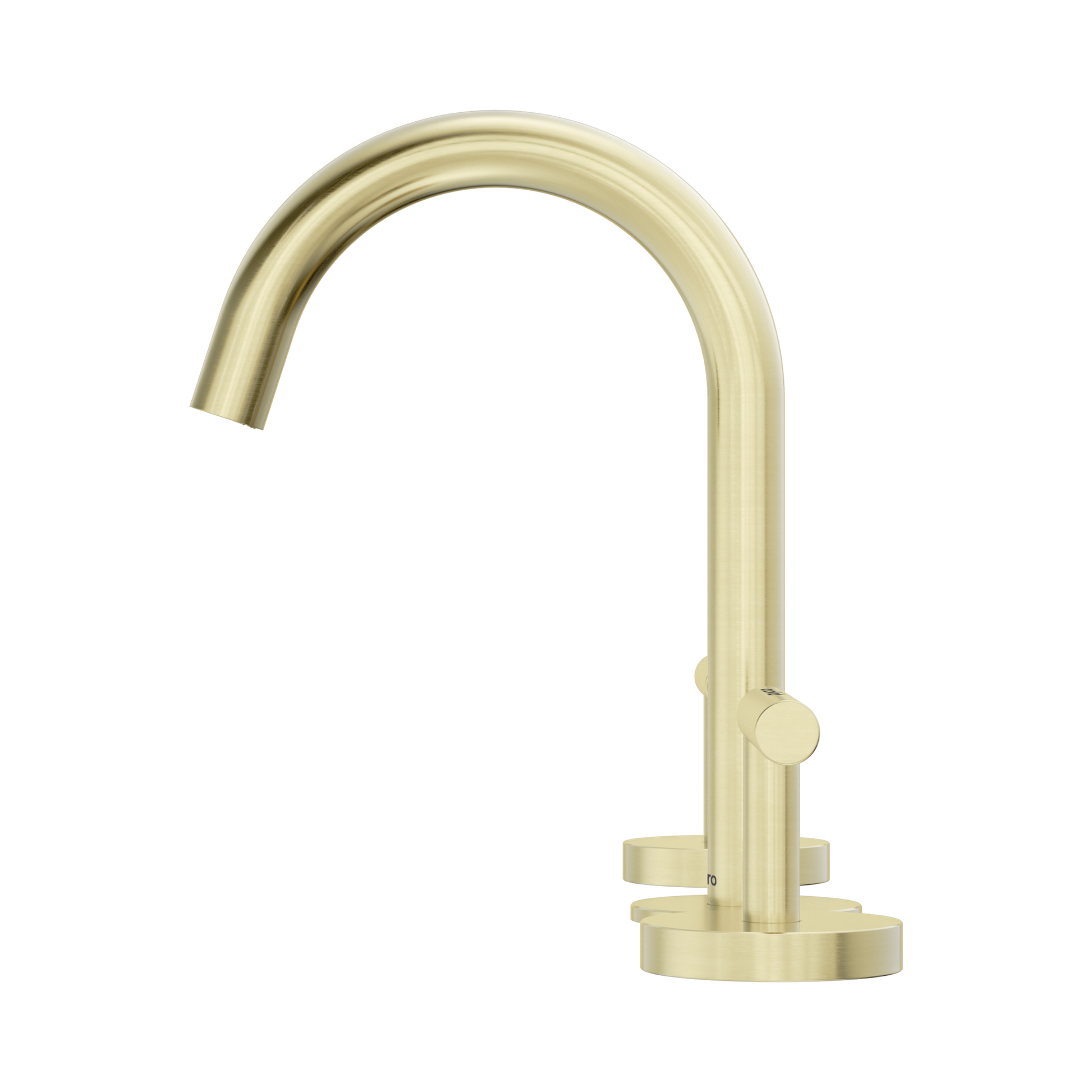 Nero Mecca Lever Basin Set Arc Spout, Brushed Gold