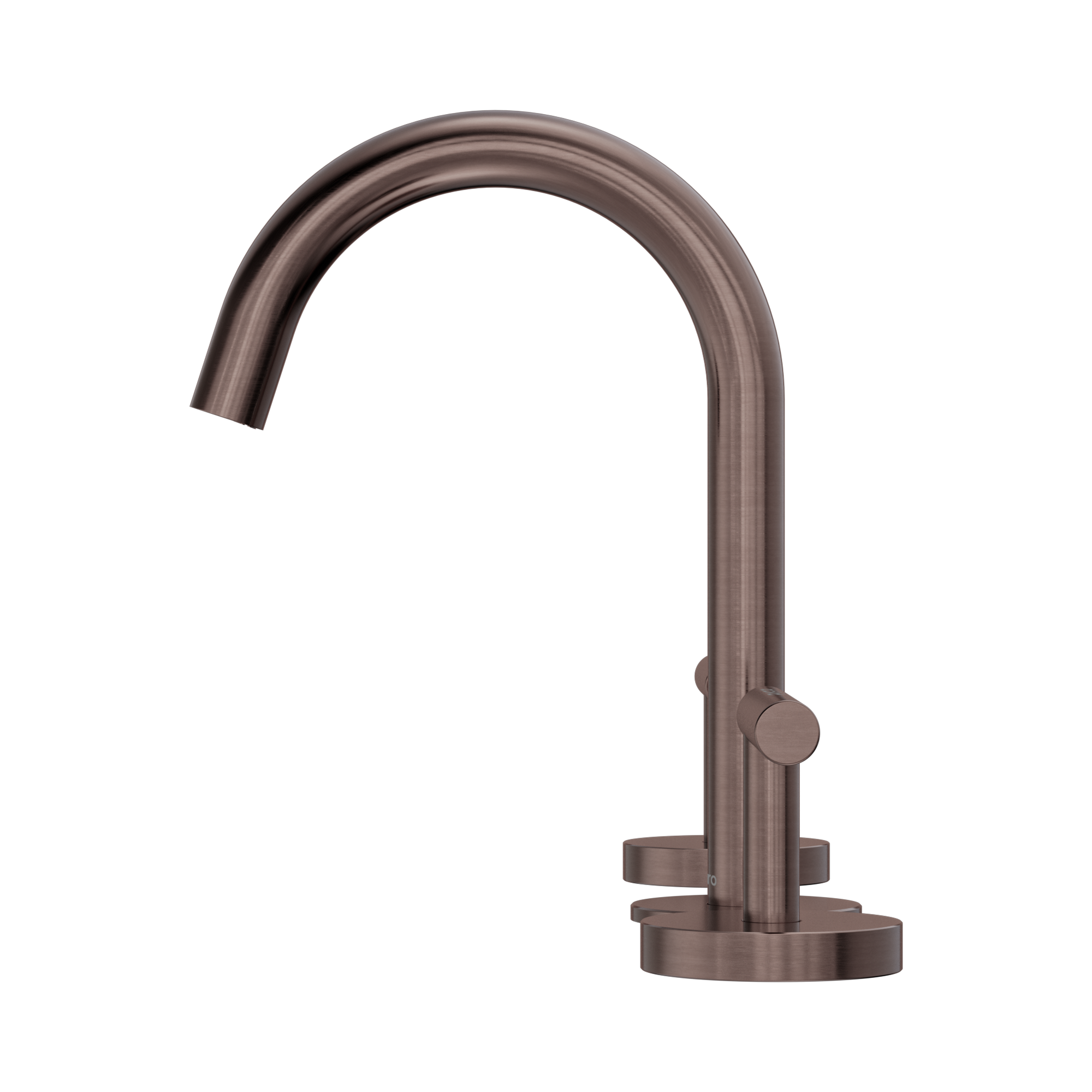 Nero Mecca Lever Basin Set Arc Spout, Brushed Bronze