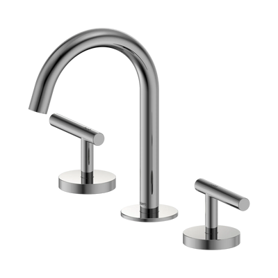 Nero Mecca Lever Basin Set Arc Spout, Chrome