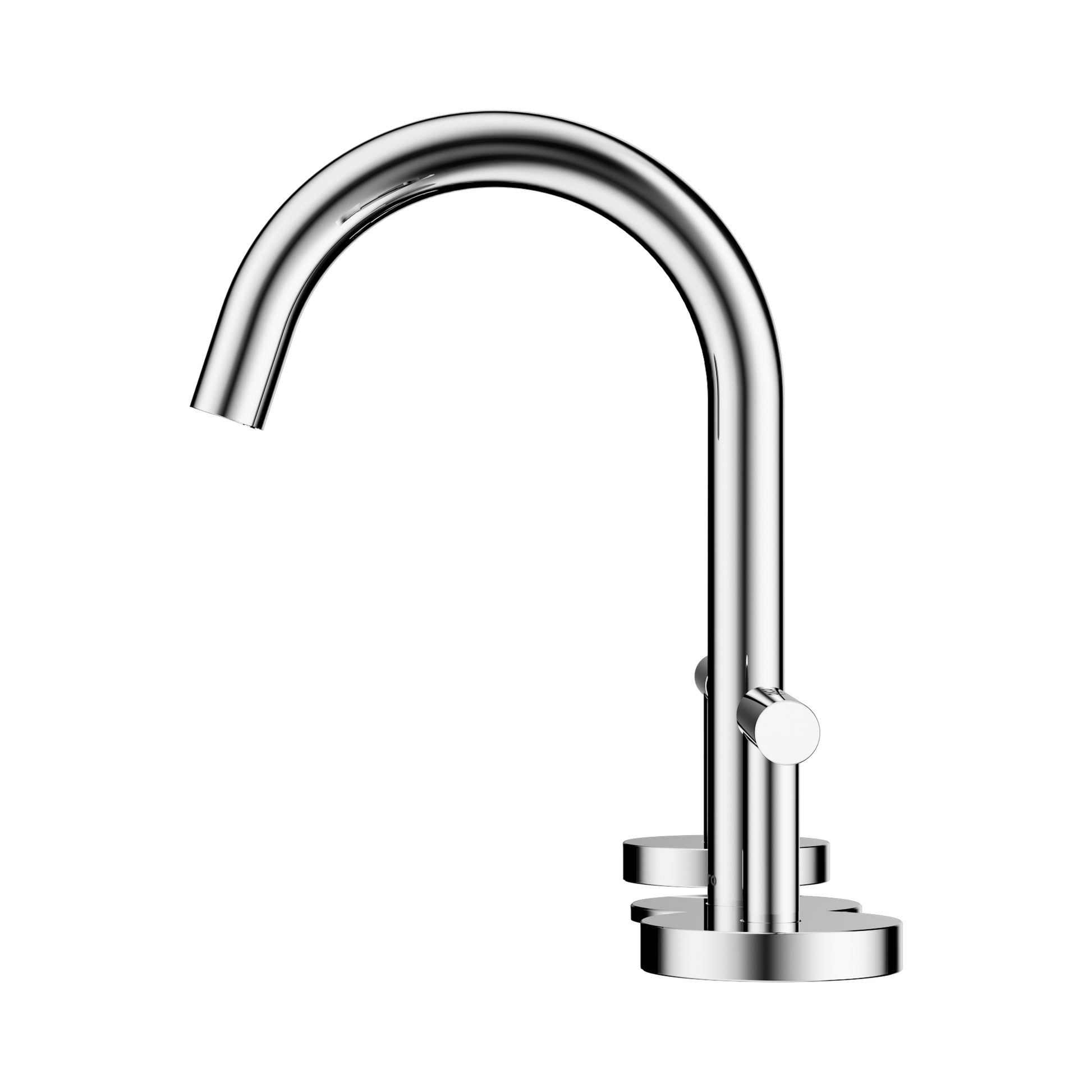 Nero Mecca Lever Basin Set Arc Spout, Chrome