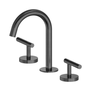 Nero Mecca Lever Basin Set Arc Spout, Gun Metal